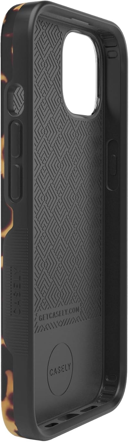 Casely iPhone 13 Case | Shell Shocked | Tortoise Print | Bold Protective Design | Compatible with MagSafe