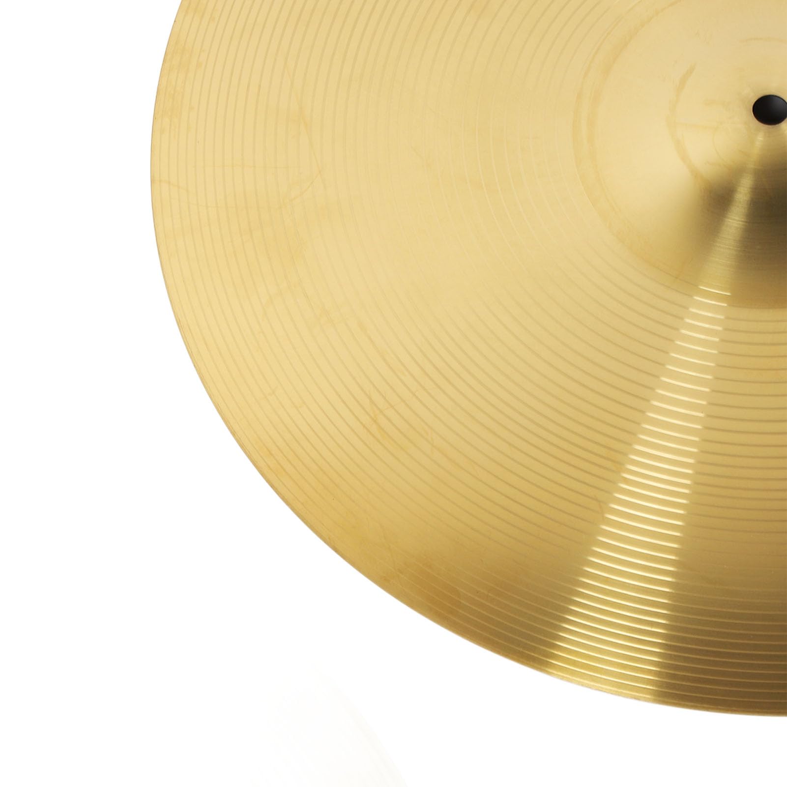 Dpofirs Set di Piatti in Ottone di Squisita Fattura con Feedback Sonoro Migliorato per Esercitarsi con la Batteria - Set da 5 Pezzi 12 Pollici 14 Pollici 16 18 20 per Percussionisti