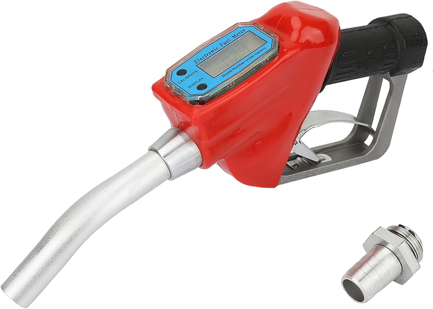 VENEKETY 1 Inch 25cm Fuel Delivery Gun Gasoline Diesel Oil Nozzle Dispenser Flow Meter.-image-9