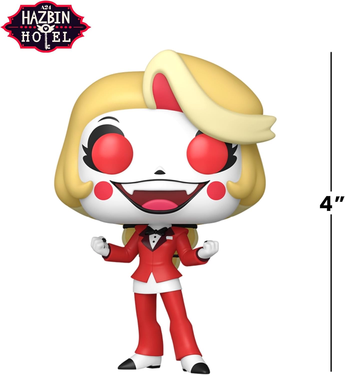 Funko Pop! Animation: Hazbin Hotel - Charlie Morningstar - 1/6 Odds for Rare Chase Variant - Collectable Vinyl Figure - Gift Idea - Official Merchandise - Toys for Kids & Adults