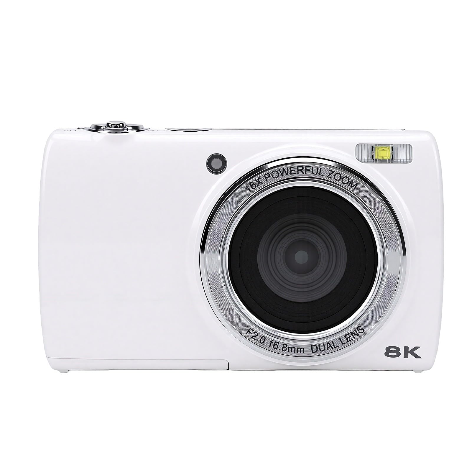 Tangxi 8K Digitalkamera für Fotografie, 88 MP Tragbare Vlog WLAN Videokamera mit Doppelobjektiv, 16 fachem Zoom, 2,8 Zoll Touchscreen Stabilisierungsblitzlicht, für Selfies auf Reisen