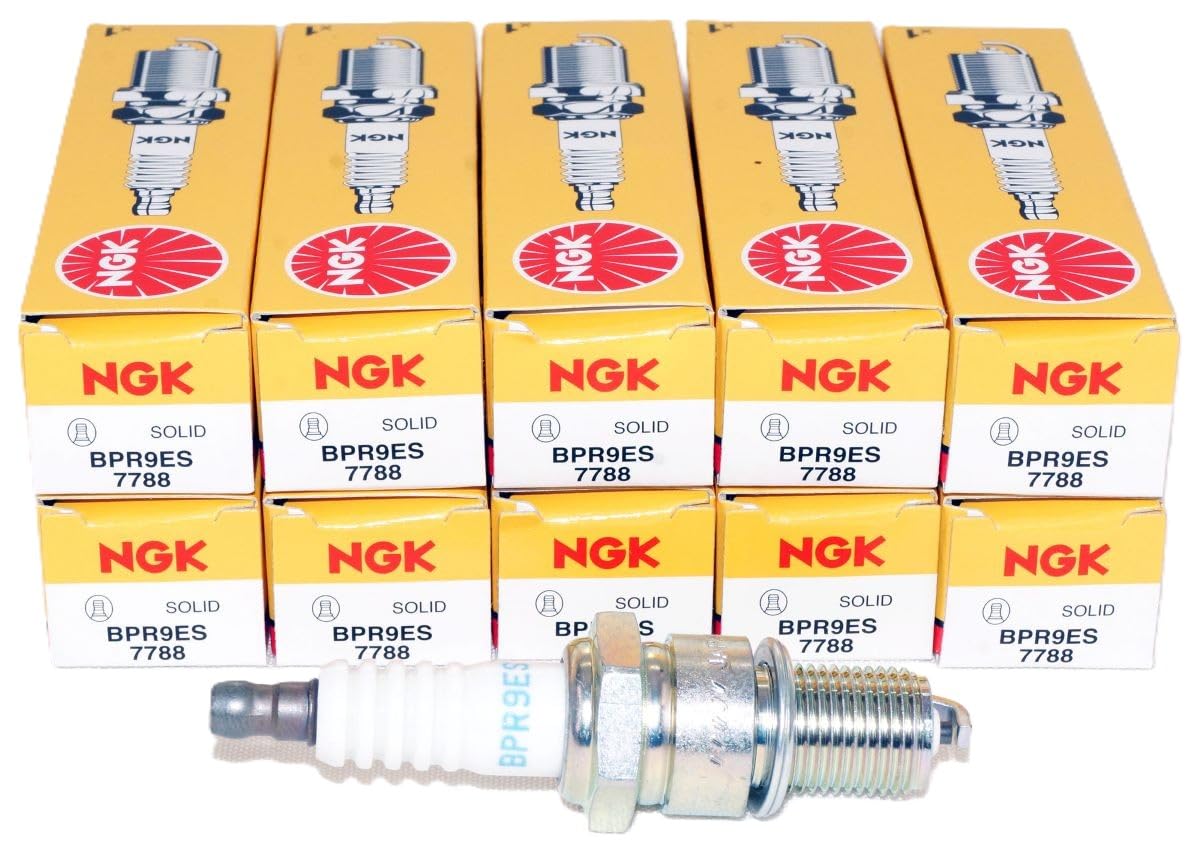 NGK 7788 Pack of 10 Spark Plugs (BPR9ES) : Amazon.in: Car & Motorbike