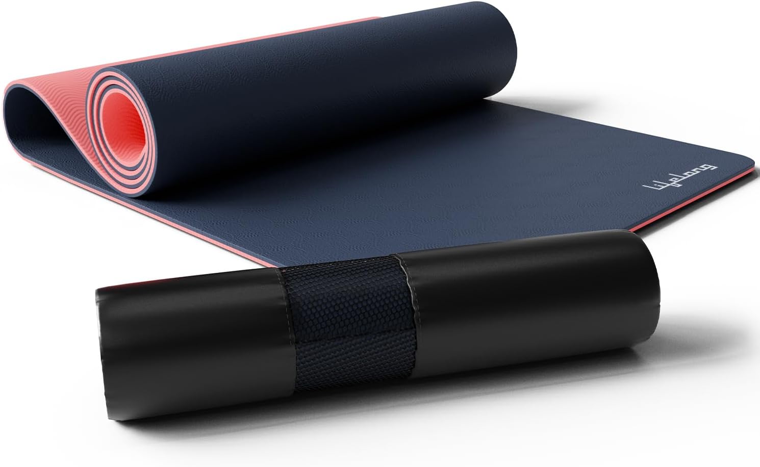Lifelong Dual Color TPE Material Yoga Mat for Women & Men|6mm Anti-Slip Yoga Mat for Gym Workout Exercise Mat for Home Gym|Yoga Mat for Gym Workout & Yoga Exercise