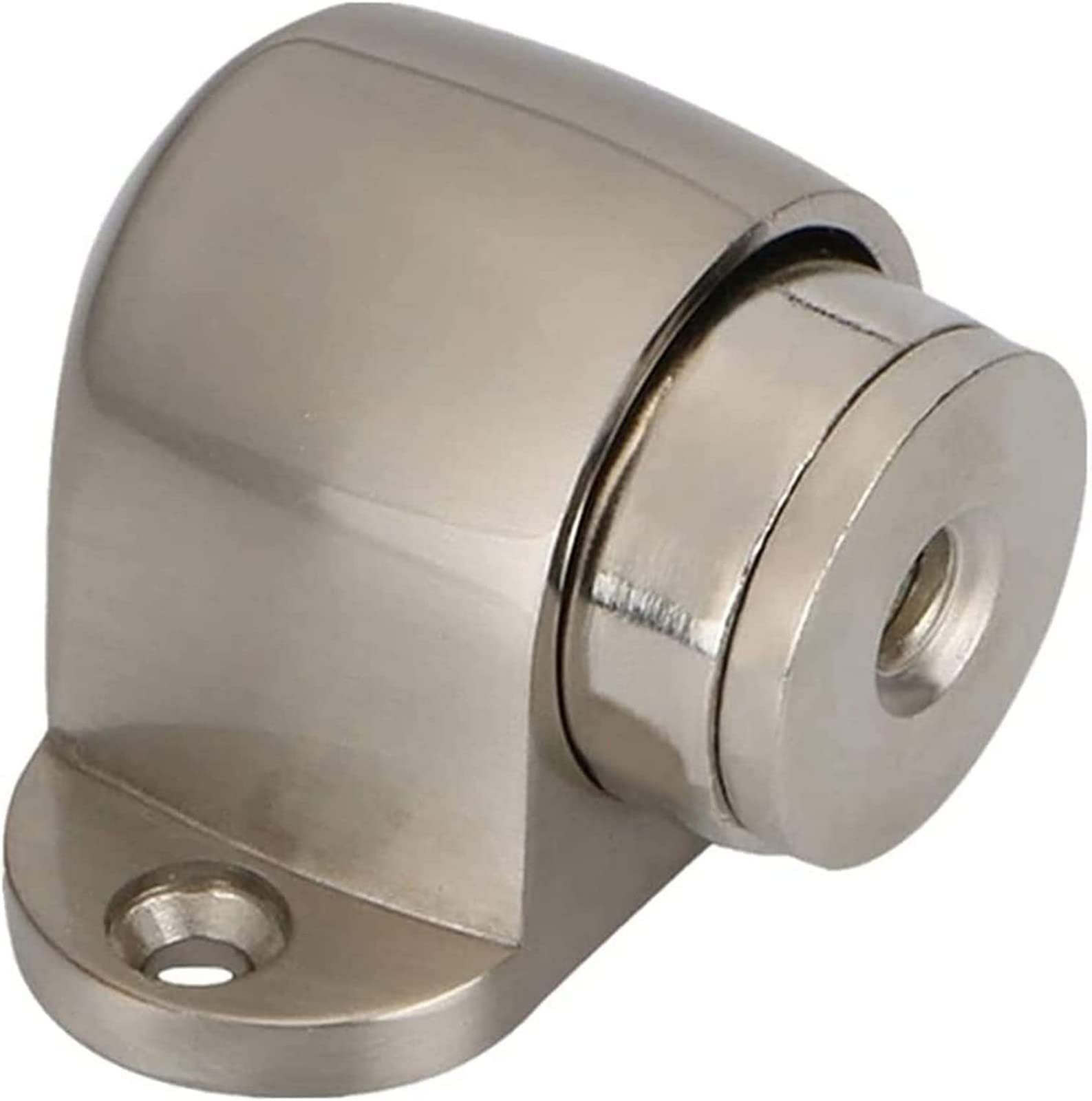 Türstopper Wandmontierter Türstopper Elektromagnetischer Türstopper Mini Perforierte Bodenmontage Antikollisions-Türstoß Höhenverstellbarer Türstopper Für Badezimmer-Küchentür Silber