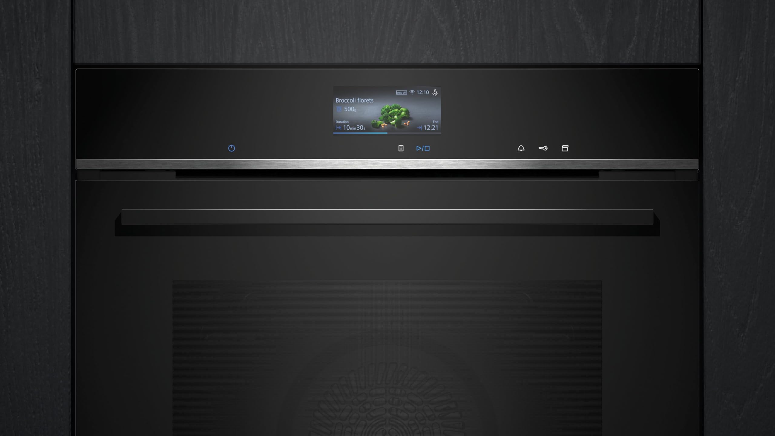 Siemens iQ700 HR776G1B1 Einbau-Backofen mit Dampffunktion 60x60 cm Schwarz activeClean Pyrolyse humidClean Hydrolyse Air Fry Touchscreen