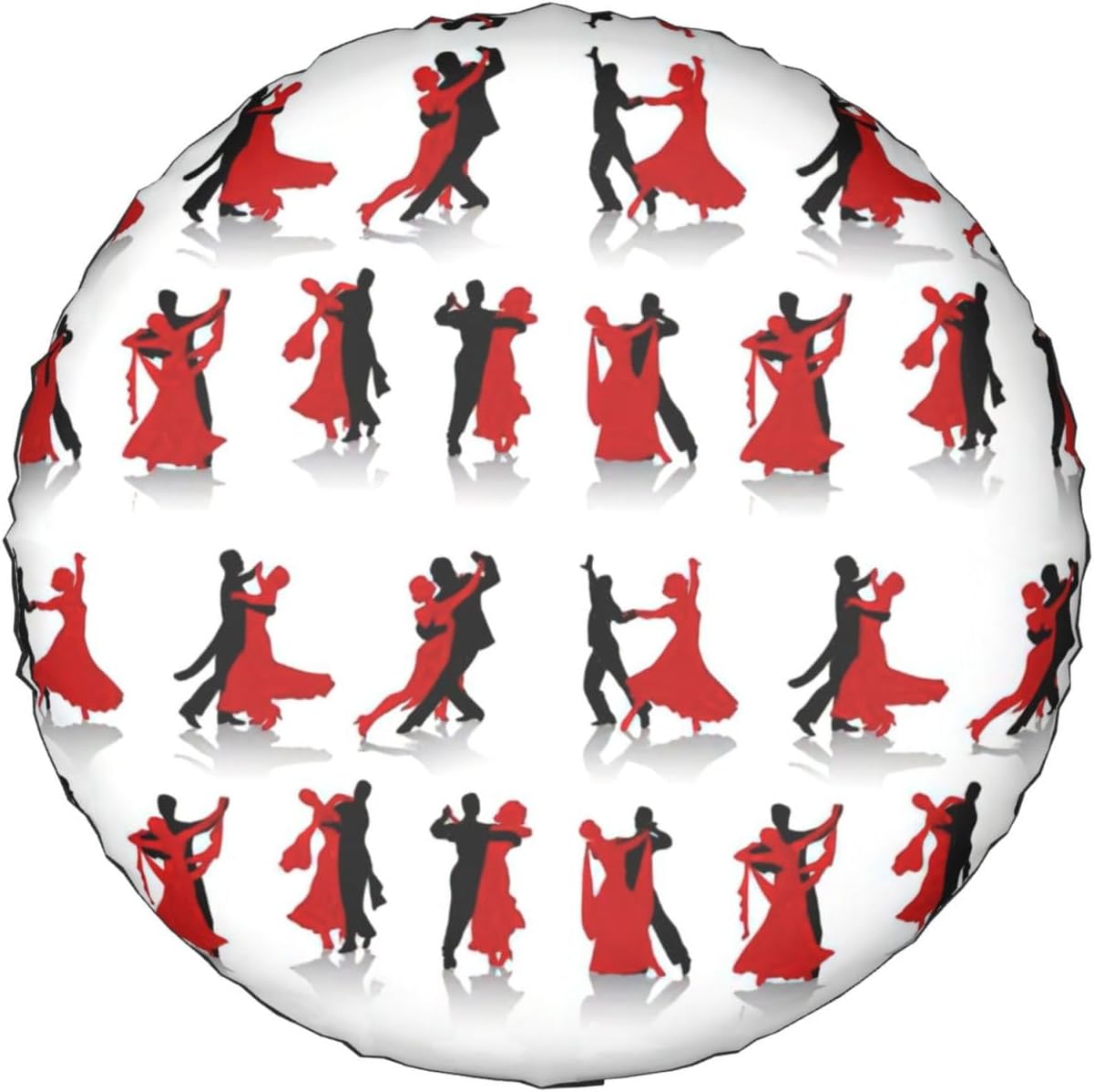Ballroom Dance Print Tire Cover Universal Spare Wheel for Trailer Rv SUV Truck Camper Travel Accessories