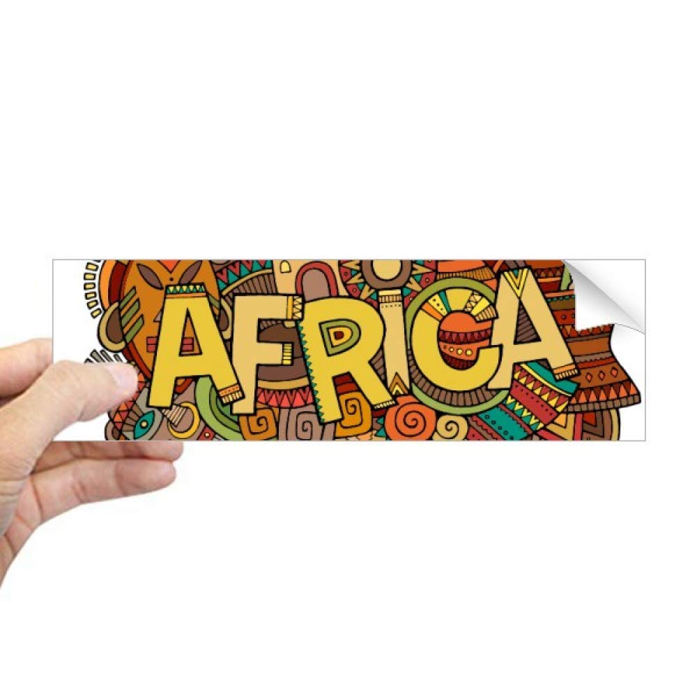 Autocollant fenêtre motif art aborigène africain pour masquer le vis-à-vis avec style