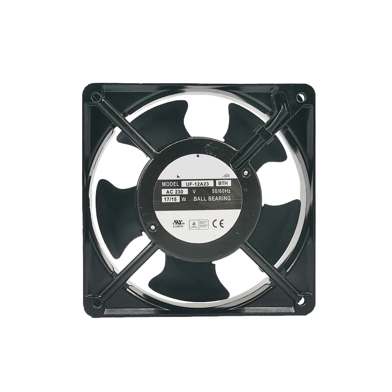 YLPWKMVZ Axial Cabinet Cooling Fan 120 * 120 * 38MM UF-12A23 AC 230V 17/15W Server Driver Fan