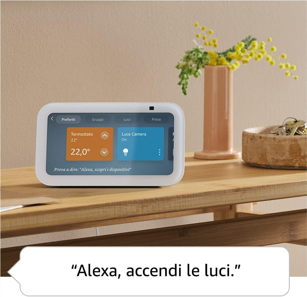 Echo Show 5 (3ª generazione) | Azzurro, 2 pezzi + Sengled Smart Plug, compatibile con Alexa - Kit di base per Casa Intelligente