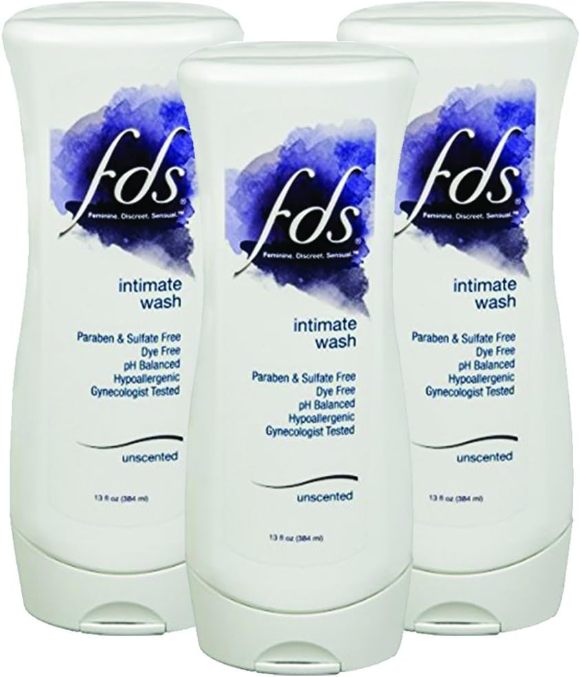 FDS Feminine Wash 13 fl oz Unscented Pack of 3