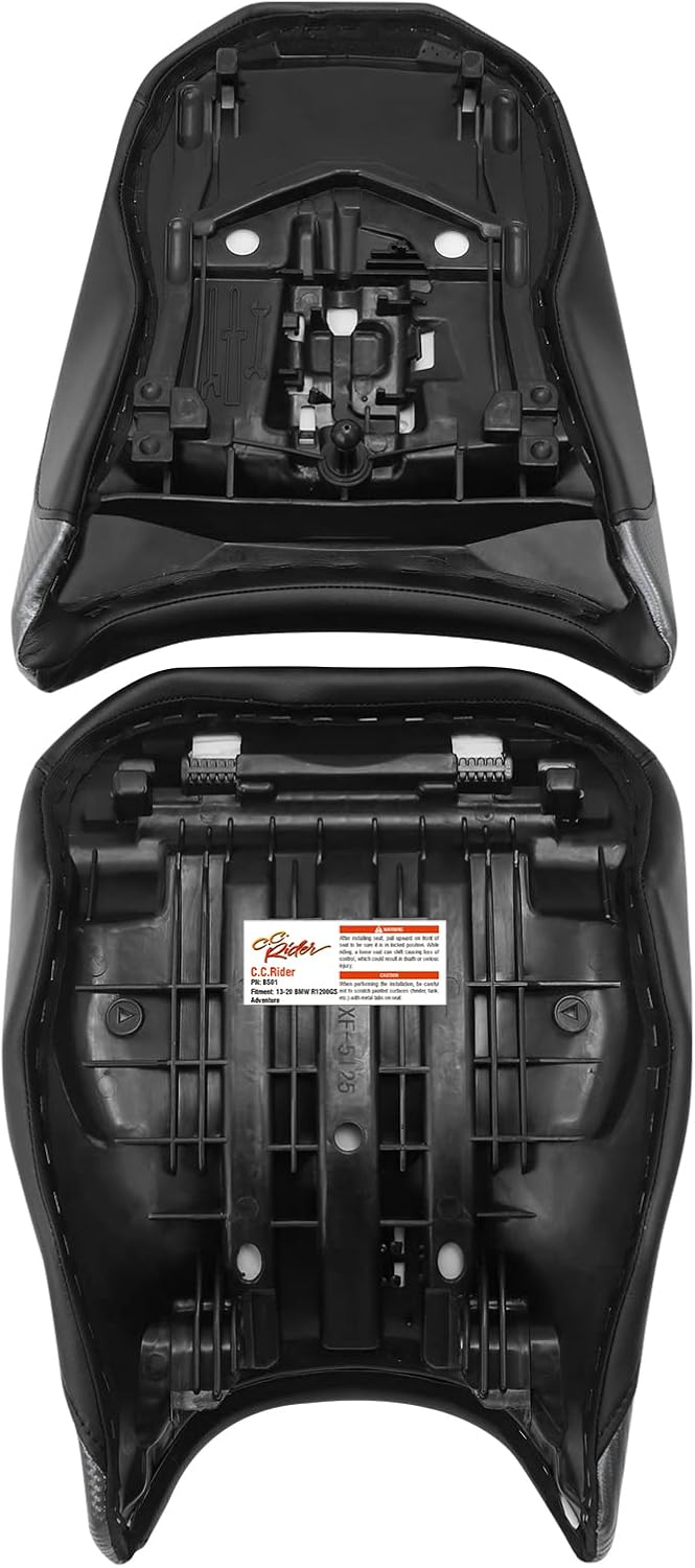 C.C. RIDER Rider&Passenger Seat Front&Rear Seat Cushion Fit for BMW R1250GS Adventure 2019-2024