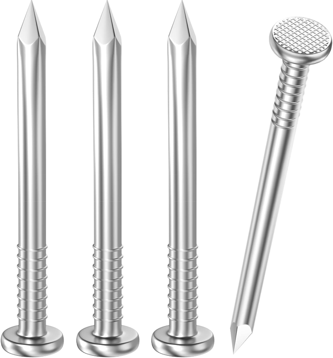 40PCS 304 Stainless Steel Hardware Nails, 2 Inch Flat Head for Hanging Pictures, Small Wall and Wood Finishing Nails