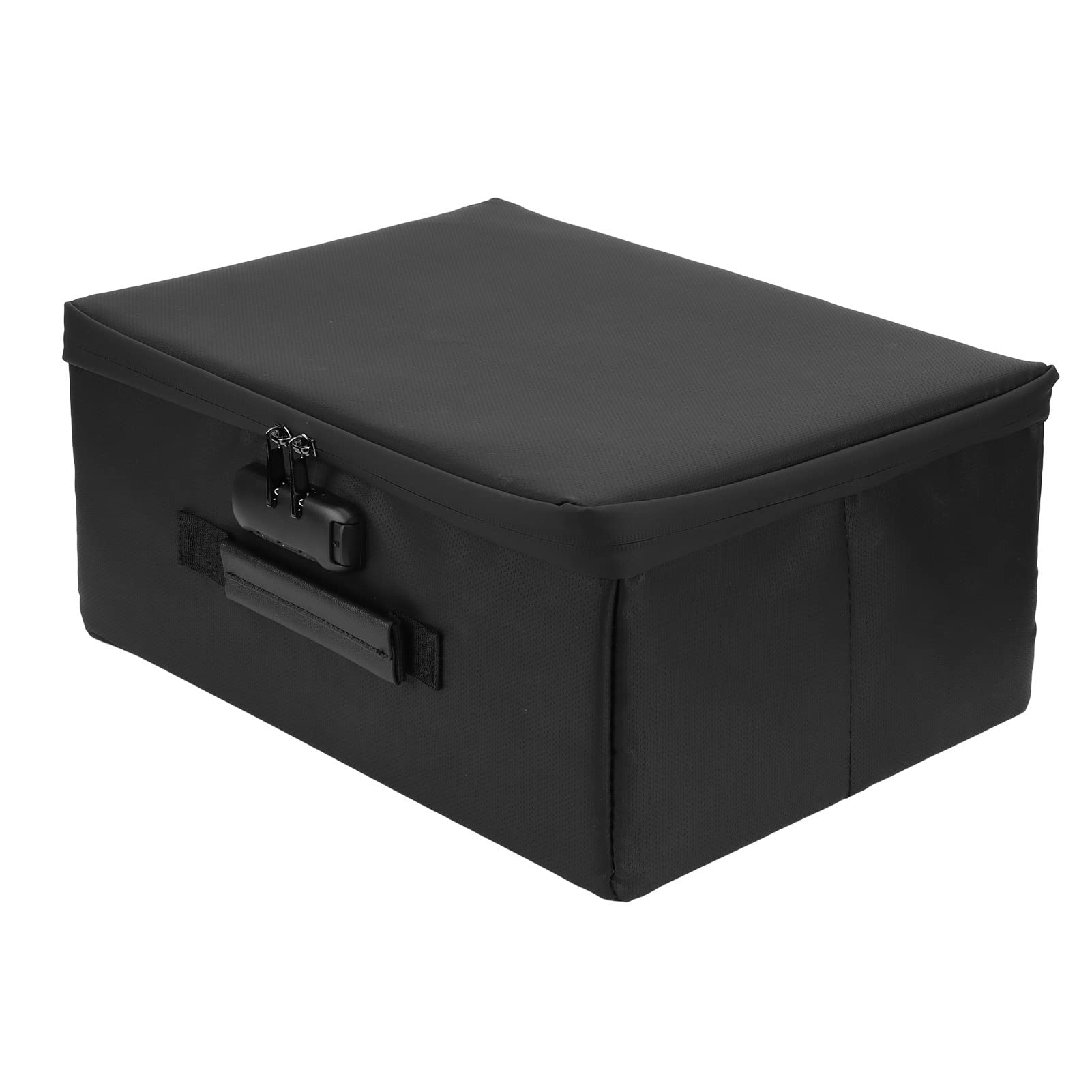 FILFEEL Borsa per Documenti Ignifuga - Scatola Portadocumenti Portatile per Alte Temperature con Serratura per Ufficio e Viaggi