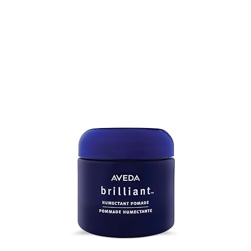Aveda Brilliant Humectant Pomade | Mejora el rizo | Añade brillo y definición | para tipos de cabello rizado y rizado, 2.5 onzas