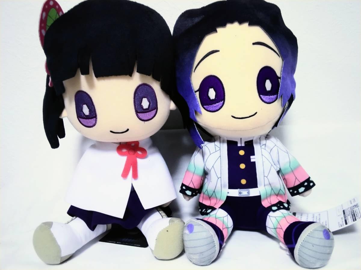 Amazon.co.jp: 鬼滅 胡蝶しのぶ 栗花落カナヲ 胡蝶カナエ ぬいぐるみ