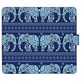 SmaSmaSweets arrows We2 A402FC ケース [デザイン:10.darkblue/マグネットハンドあり] エレファント アロウズwe2 a402fc 手帳型 スマホケース スマホカバー 手帳 携帯 カバー