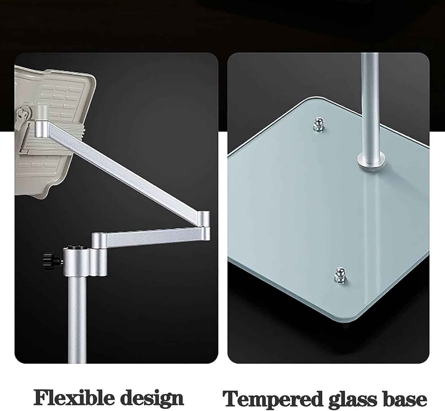 Floor Bookstand,Reading Stand Book Stand Document Holder,Reading Rest Cookbook Cook Book Holder Floor Stand Bookrest Foldable Book Stand Reading Stand Holder,360° Rotating Angle (Size : with lam ( )