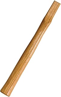 True Temper 2039200 Hickory Wood Replacement Handle Adze Eye Nail-Claw Hammer, 16 Inch