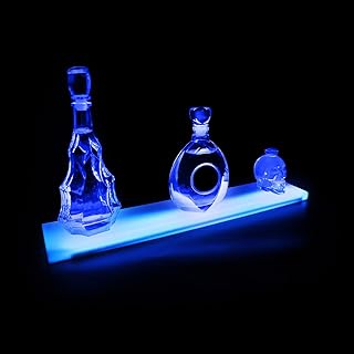 Sparik Enjoy Home Bar Lighting - 2 Ft LED Lighted Liquor Remote Control Bottle Display Shelf