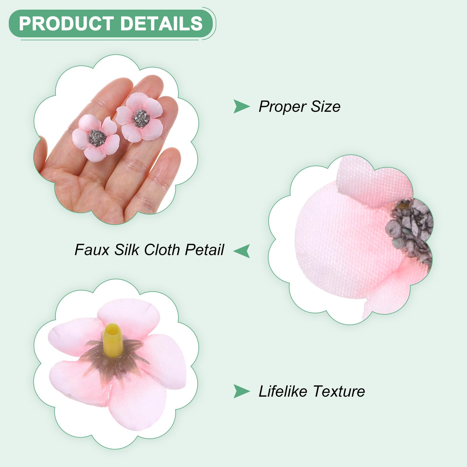 Fdit Têtes De Fleurs De Marguerite 100 Pièces Marguerite Artificielle Simulée Soleil Fleurs