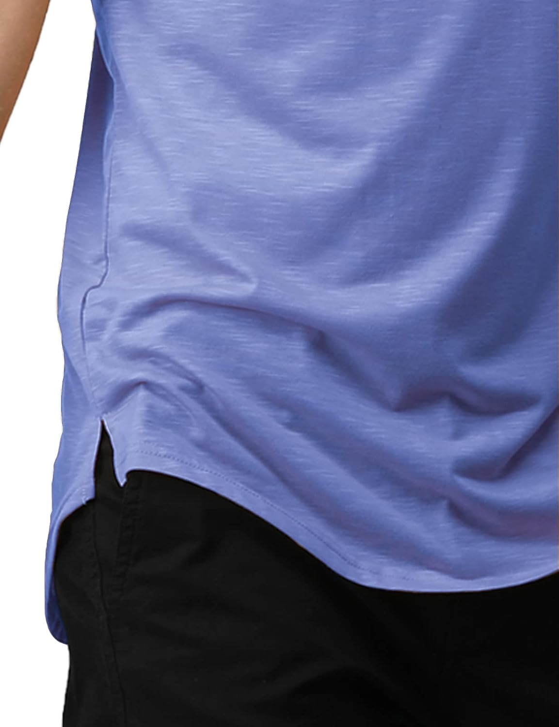 H2H Mens Casual T Shirt Long/Short Sleeve T Shirt Muscle Gym Workout Athletic Tee - Image 2