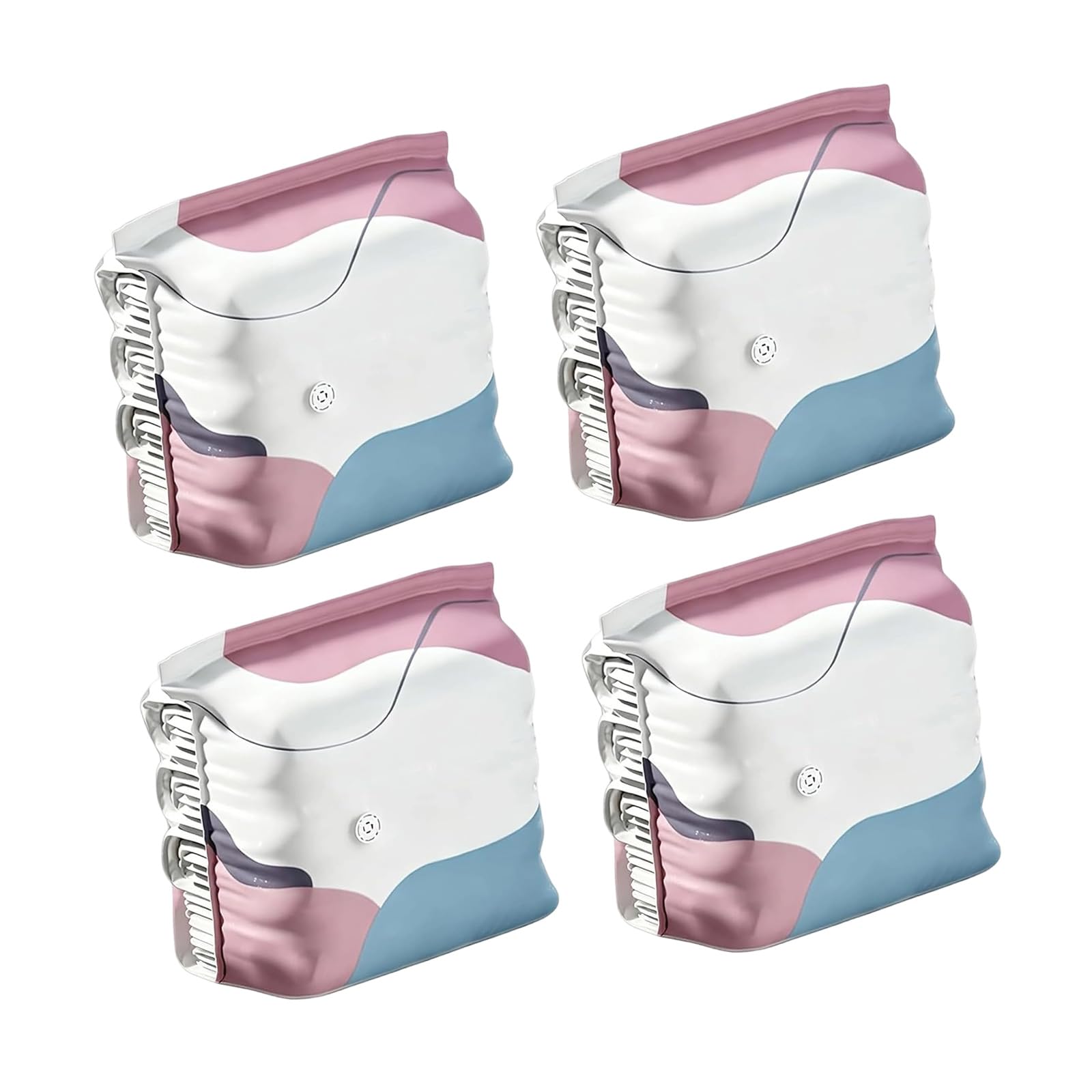 Clothing Vacuum Storage Bags for Seasonal Bedding Upright Compression Organizers for Closet Dorm Moving Travel Clothes Organizers