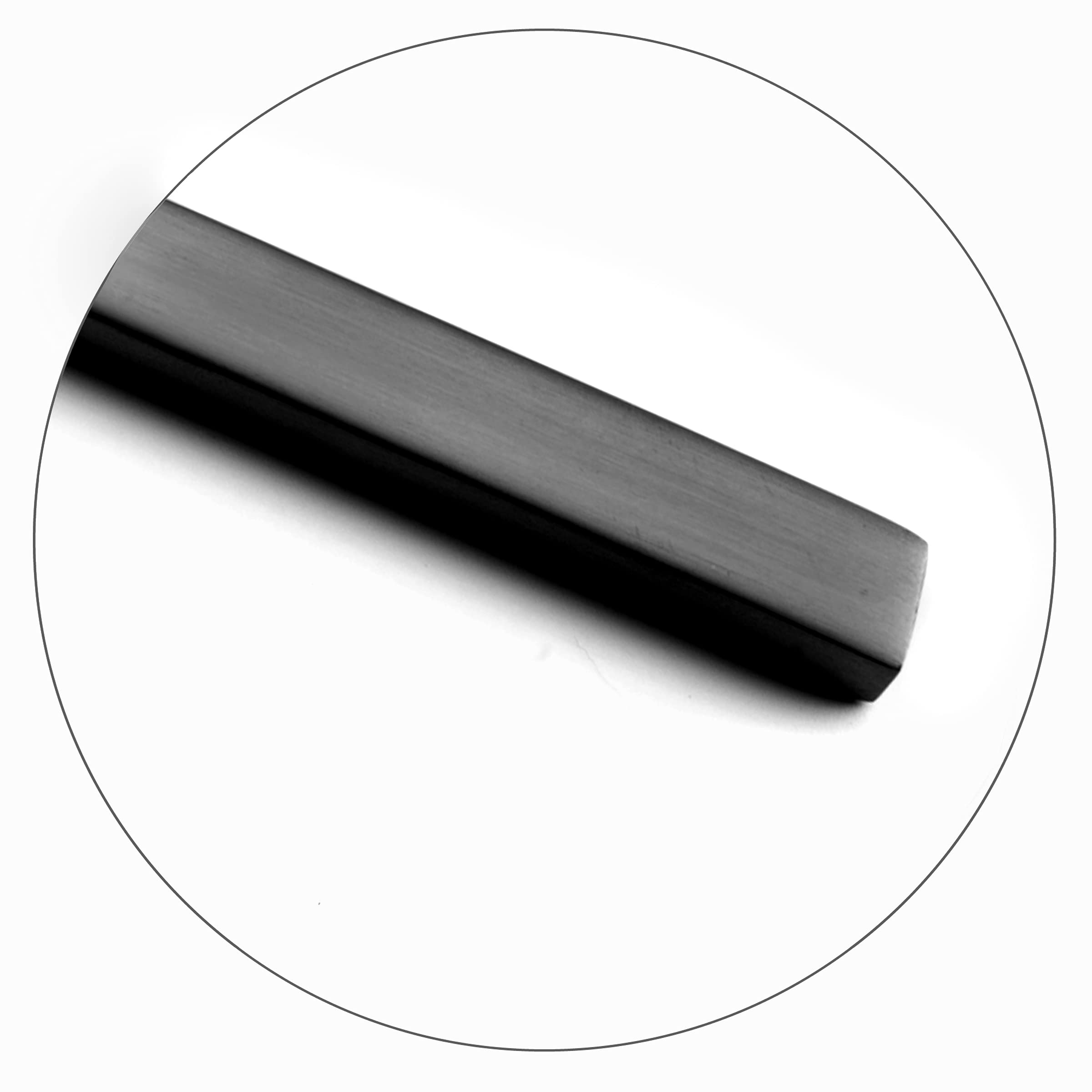 AMEFA - Servizio di posate da 24 posti per 6 persone - Square - Acciaio 18/0 - Finitura PVD (deposizione fisica di vapore) - Nero