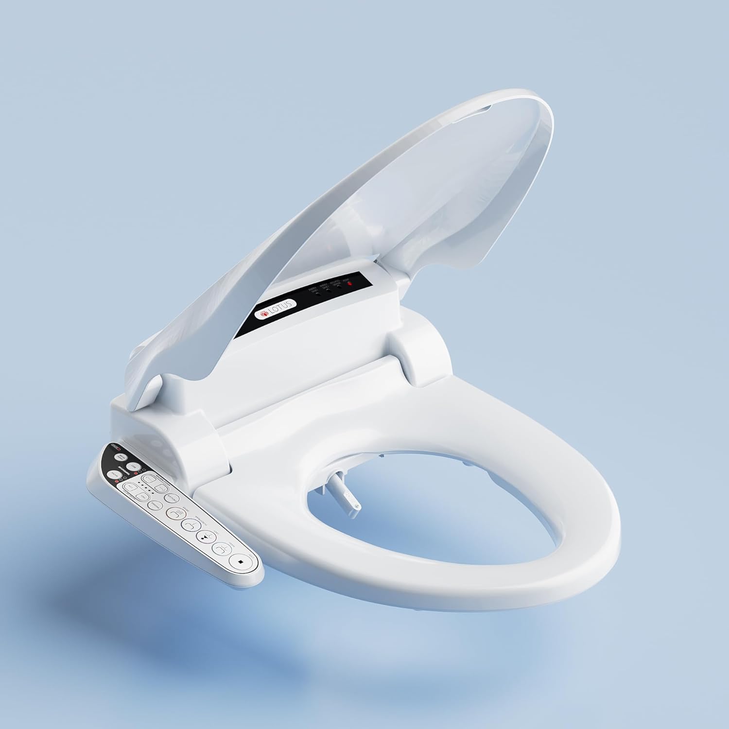 Lotus Bidet Seat ATS-909 Elongated with Enema Wash (Purestream) for constipation relief, Heated Seat, Multi Modes Wash, Air Dryer, Deodorizer, Easy DIY Installation, Made in Korea