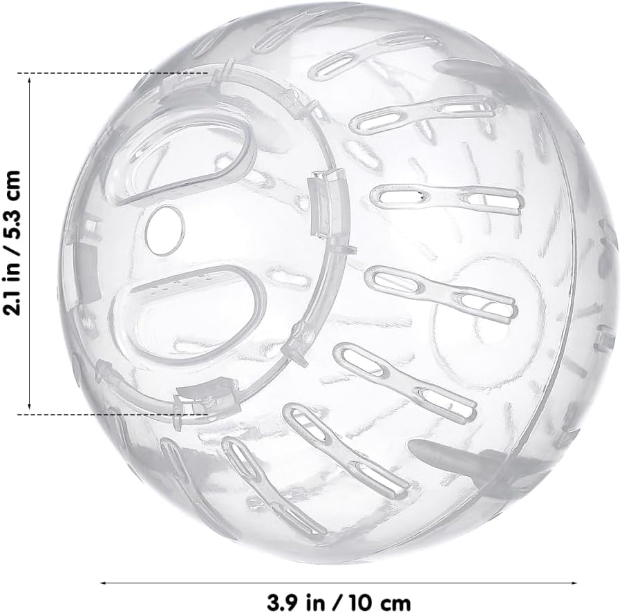Hamster Ball Small Pet Exercise Running Ball with Ventilation Holes Detachable Design for Hamsters and Guinea Pigs Safe Play Activity