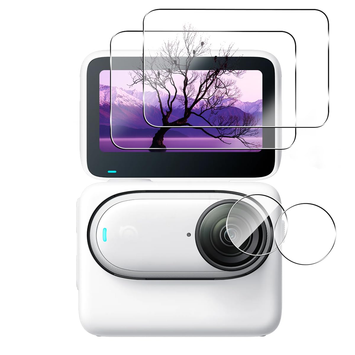 Amazon.co.jp: 【2+2枚セット】対応 Insta360 Go 3S ガラス