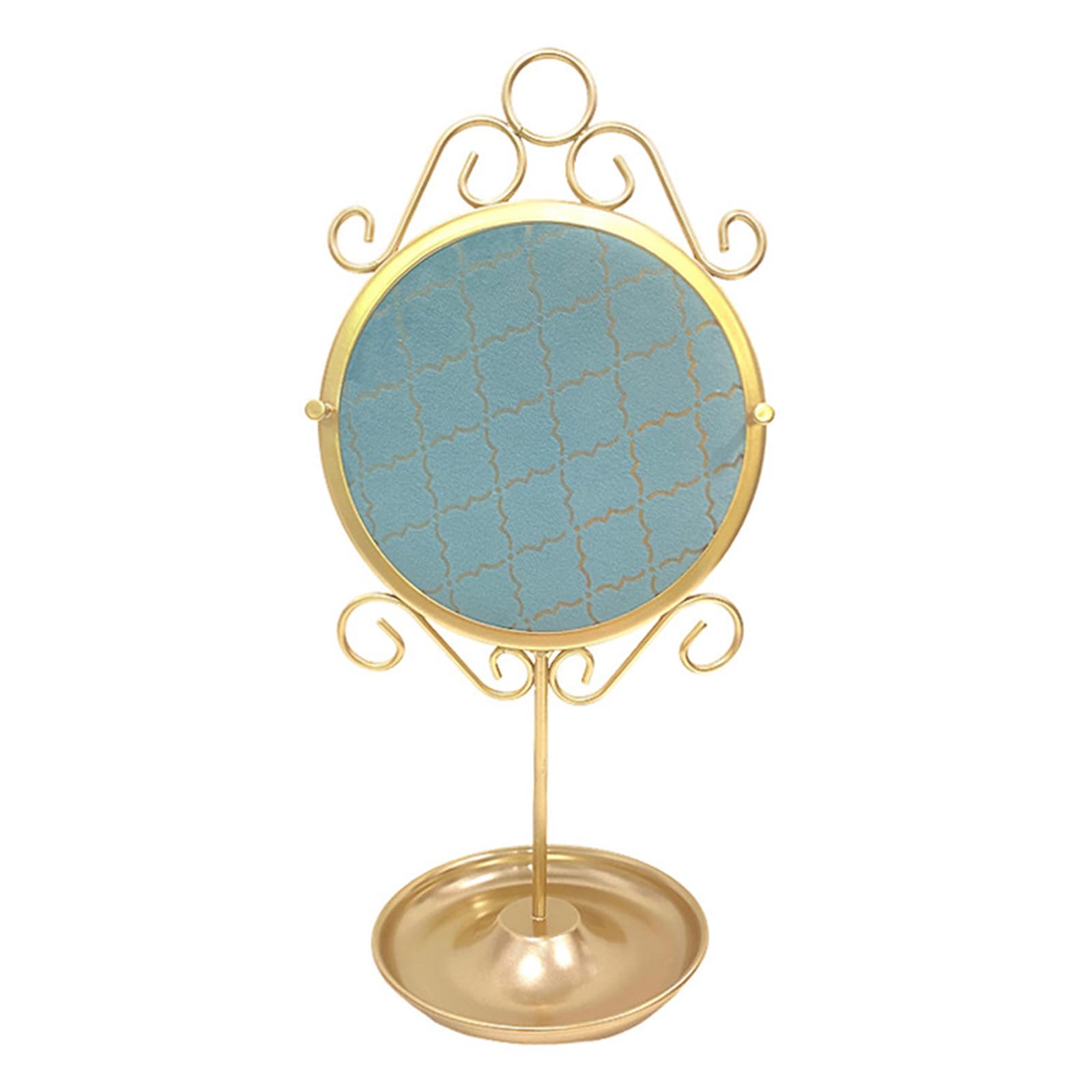 CAZSTYK Resin Jewelry Display Rack for Girls Stylish Necklace Earrings Organizers and Decorative Room Décoration Blue Resin Jewelry Organizers