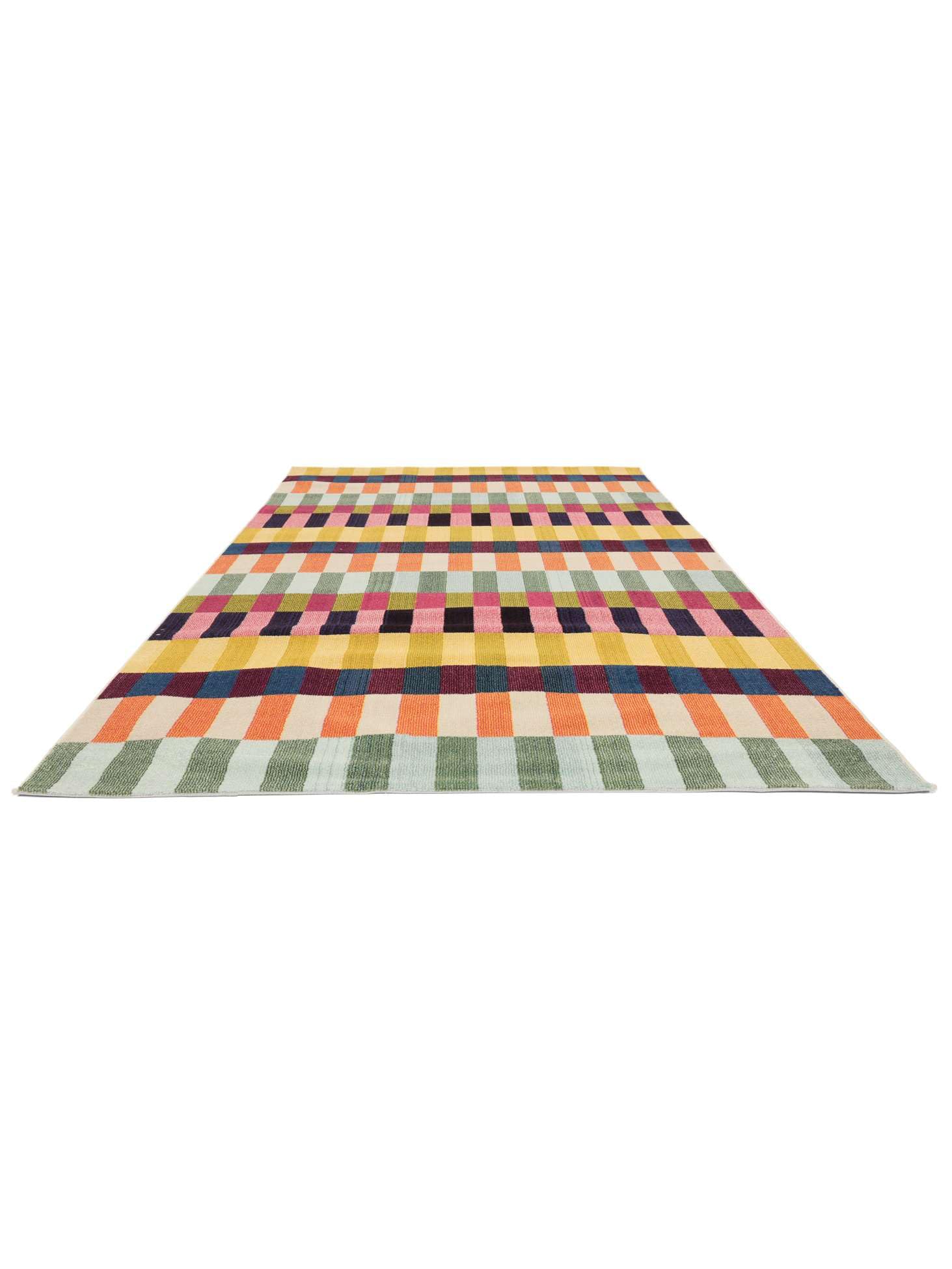 RugVista Flor, Tapis, Modernes, 200 x 300 cm, Rectangulaire, Poil Moyen, Salle de séjour, Chambre, Cuisine, Nettoyage à Sec Seulement, Multicolore