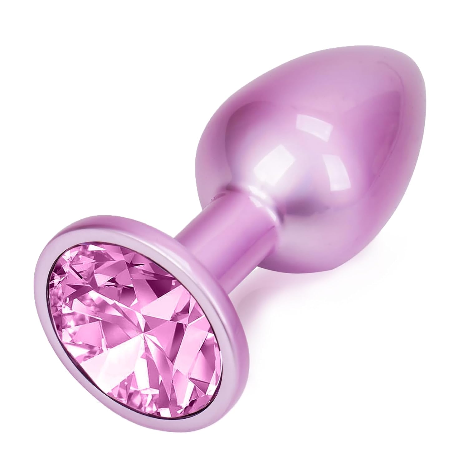 Anal Butt Plug Beginner - COWINOE Anus Plug Sex Toy with Crystal Diamond Base Adult Anal Trainer Kit