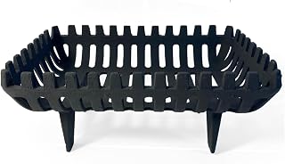 Freestanding 16 Inch Cast Iron Fire Basket
