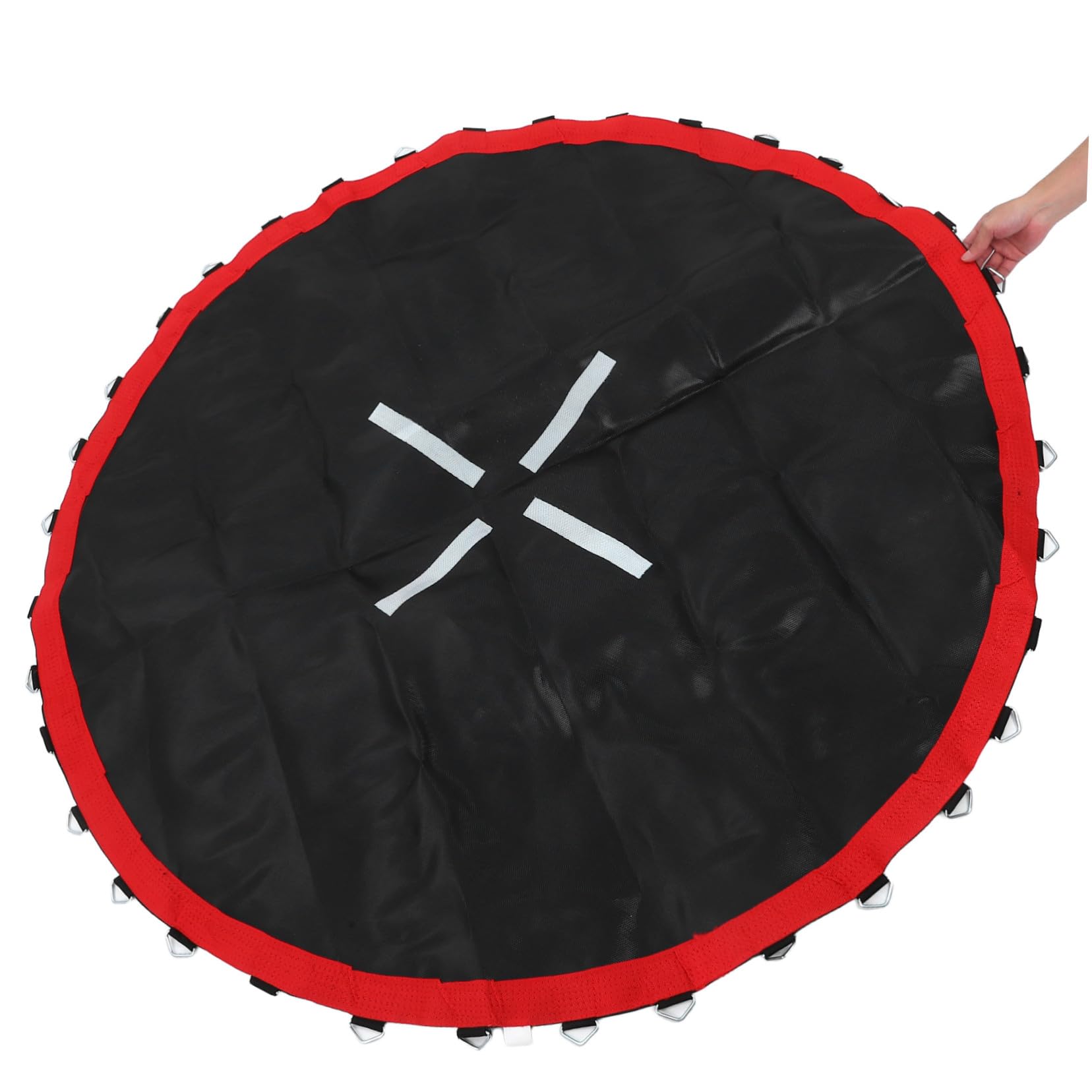Kisangel Tappeto Elastico per Trampolino Sostituzione Resistente Tessuto Durevole Rete Traspirante Installazione Rapida Adatto per Fitness all Aperto e Uso Domestico