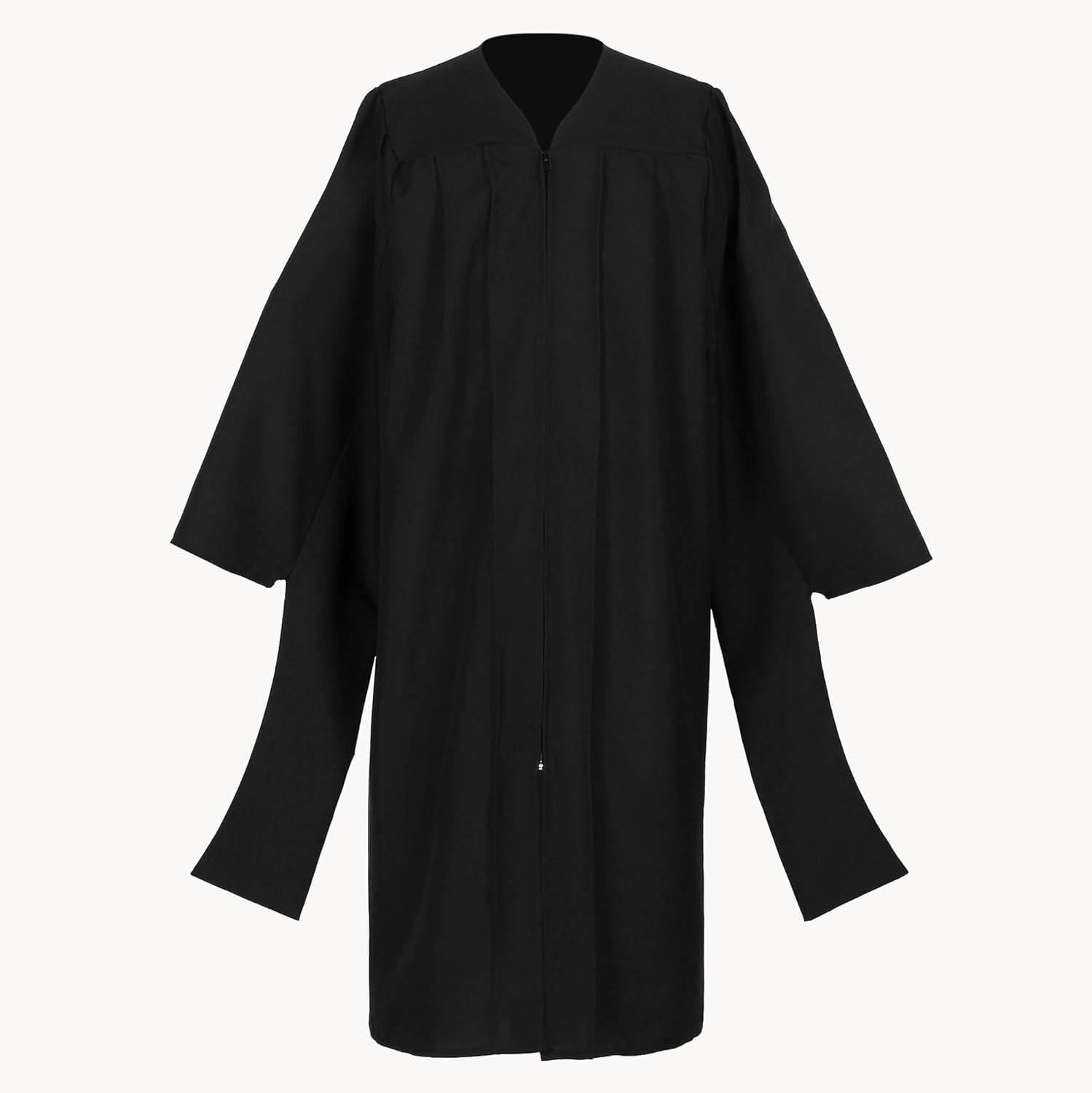 Master Graduation Gown Cap Hood Set, Unisex Matte Master's Degree Regalia with Tassel for University