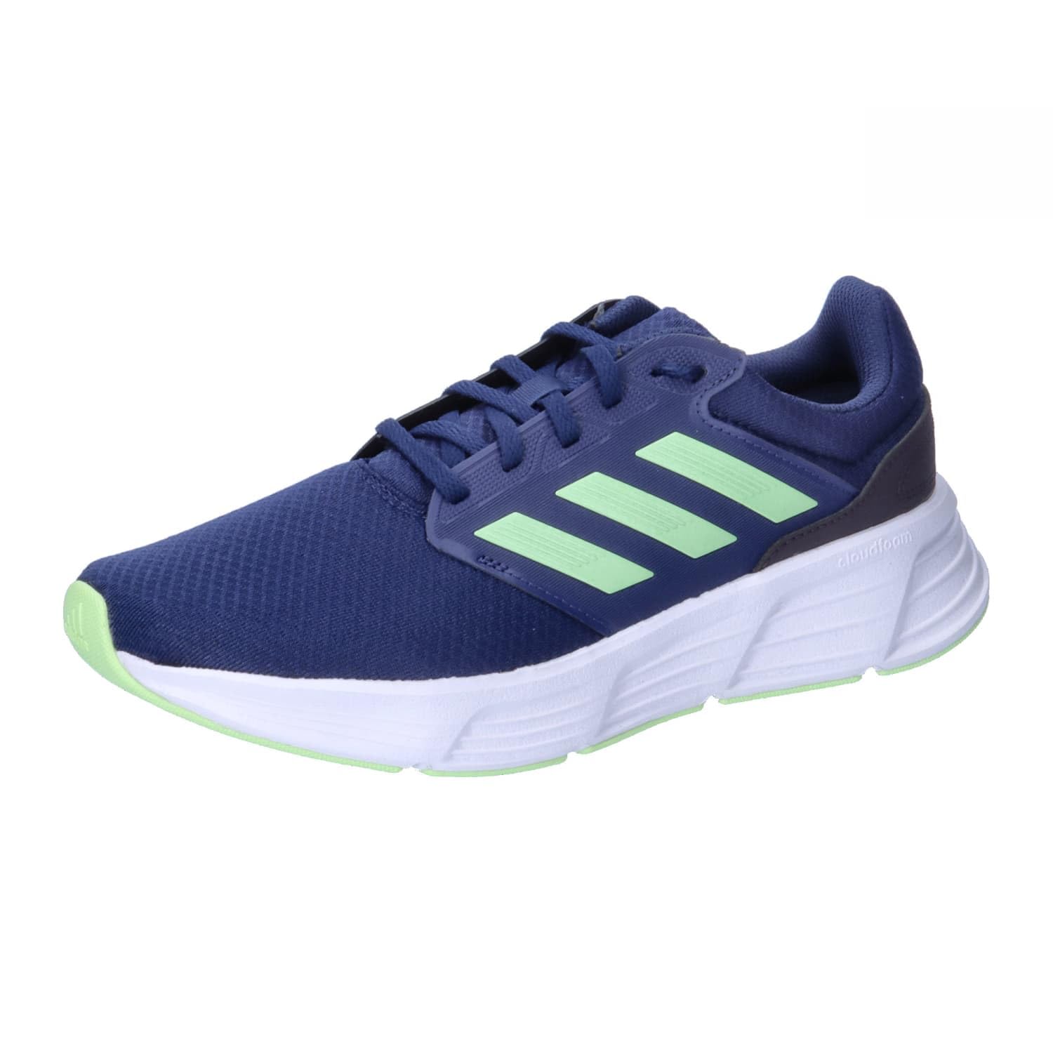 adidas Galaxy 6 Shoes, Zapatillas Hombre, Dark Blue/Green Spark/Aurora Black, 41 1/3 EU
