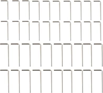Etfbuy 40pcs Allen Wrench Hex Key Set Repair Tool L Shape 4mm and 6mm