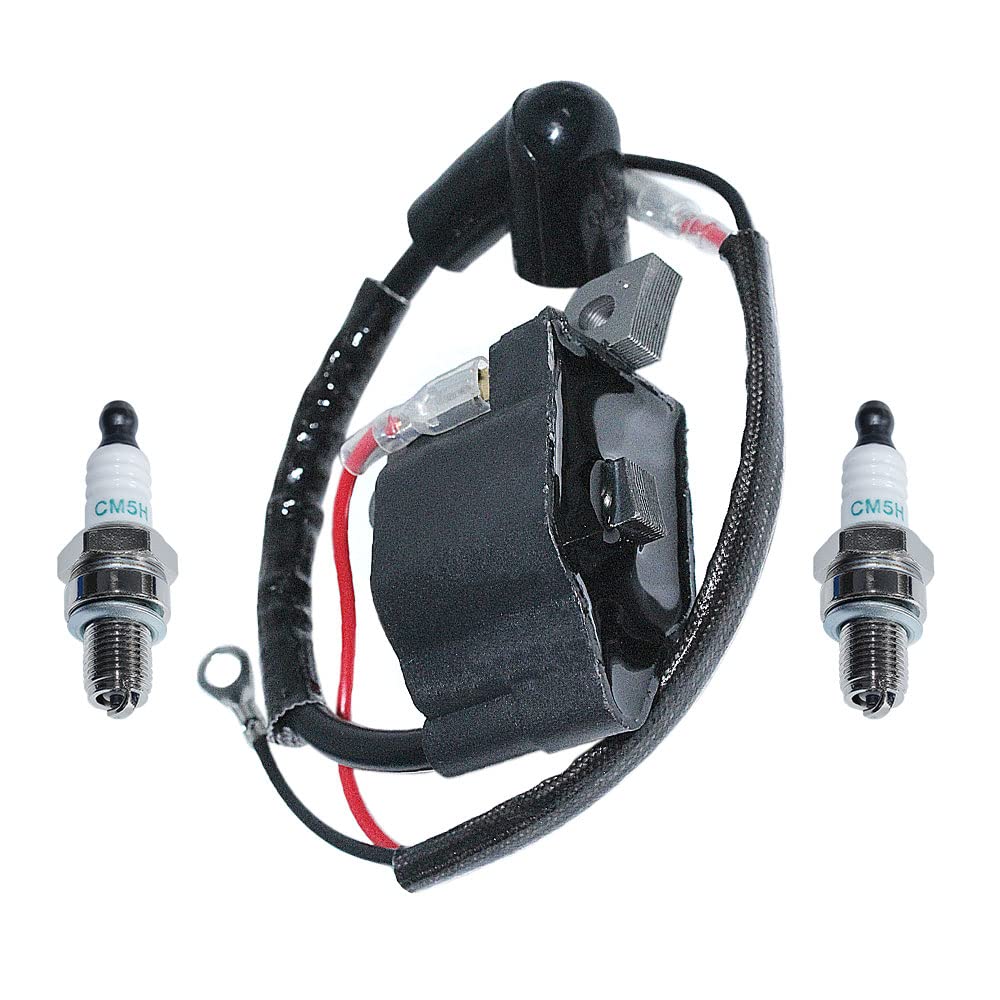 Piezas de jardín Kit de bujías de módulo de Bobina de Encendido para Honda GX35 UMK435 GX 35 Piezas de Motor de cortacésped de 4 Tiempos
