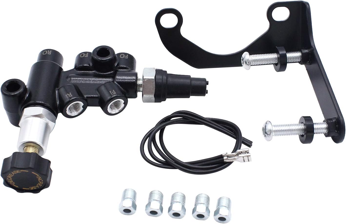 Topuality Adjustable Knob Proportioning Valve Kit Wilwood