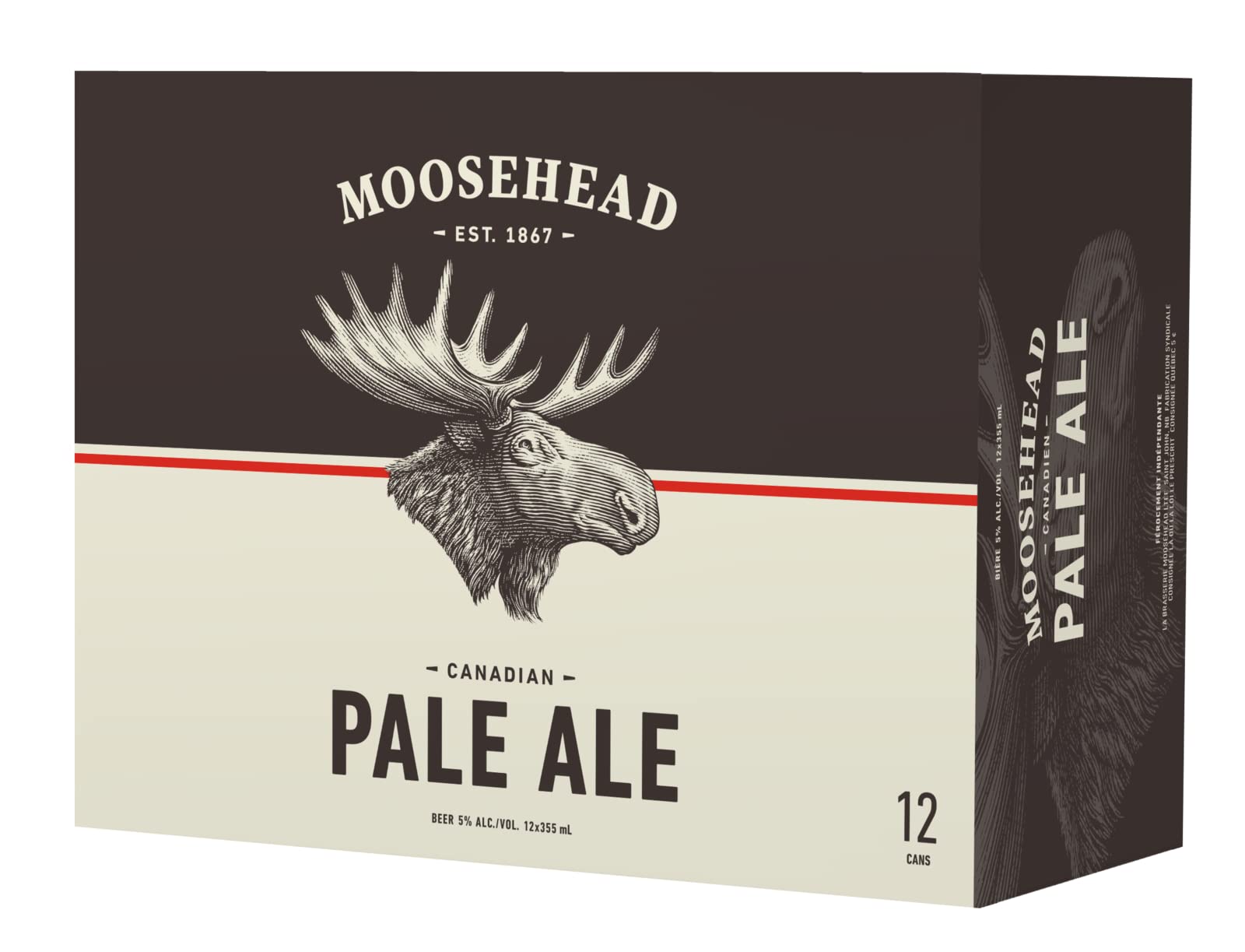 12 Dosen Moosehead Pale Ale 0,355l ein Bier mit 5% Alc. aus Kanada