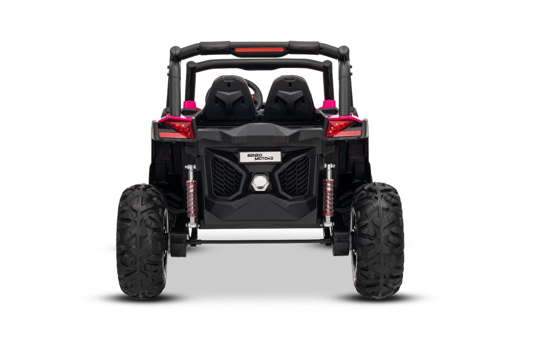 4x4 Voiture électrique Enfants Buggy 24V 2 Places Neuf RSX, Rose, véhicule électrique avec télécommande 2.4Ghz pour 3-8 Ans, Batterie Lithium, 4x45W, MP3/USB/AUX, LED Avant et arrière