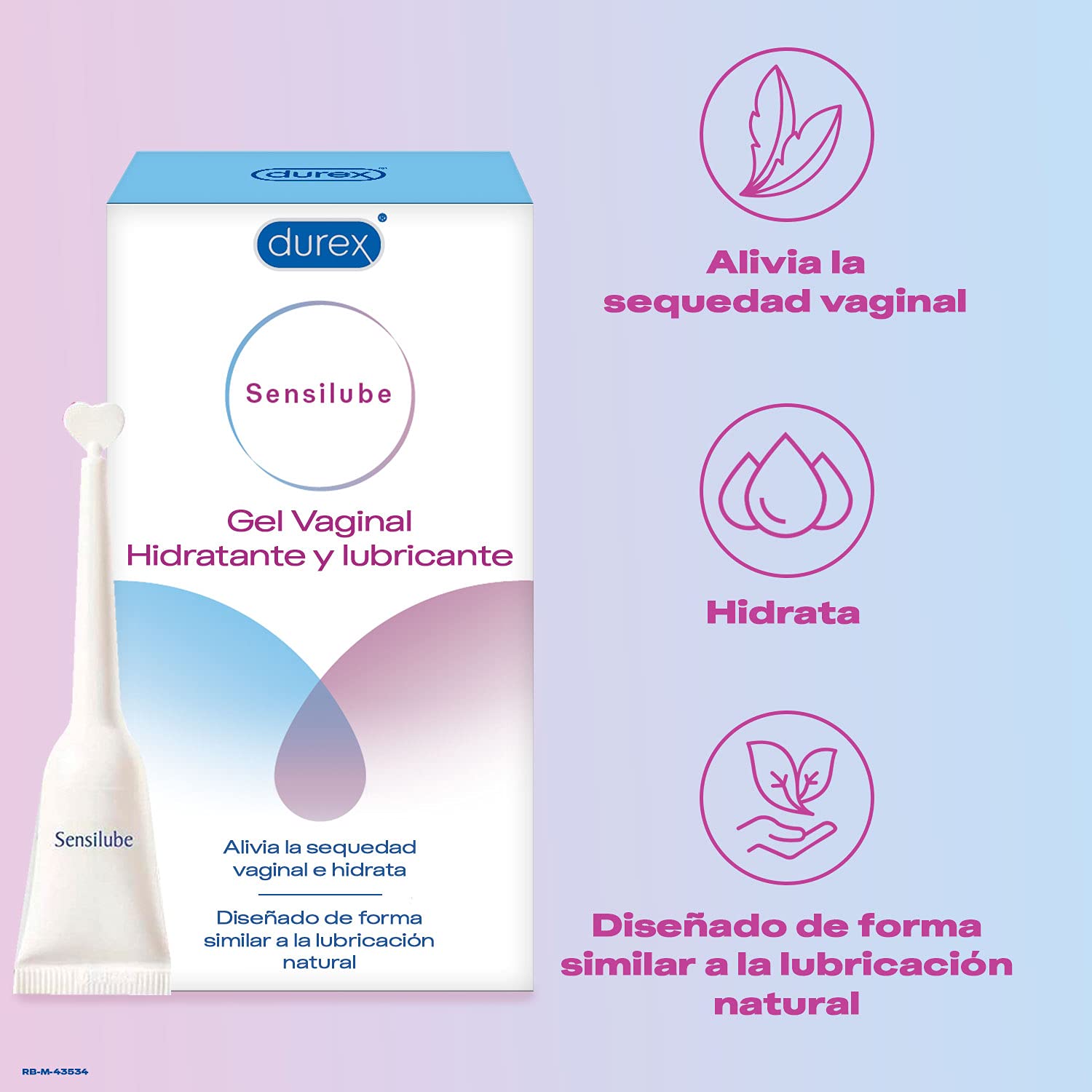 Durex Sensilube Vaginal Lubricant Fluid Internal 6 X 5 Ml