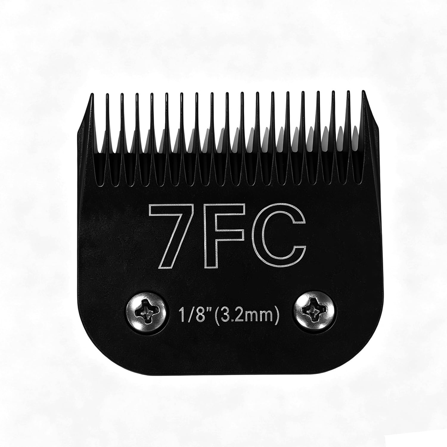 Frutexa Clipper Blades 7FC Ceramic Blade 3.2mm (1/8") Compatible with Andis,Oster A5,Wahl KM Detachable Clipper Grooming A5 Type Blade,for Pet Dog,Cat,Horse