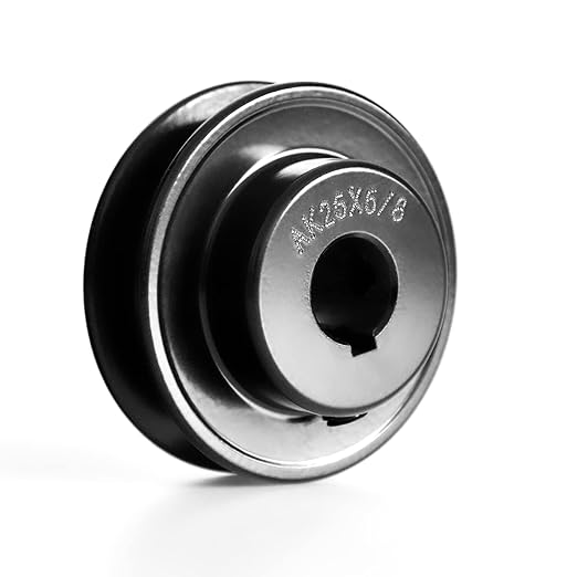AK25-5/8 Single Groove Web Sheaves, 2.5" OD 5/8 Inch Bore V-Belt Sheave, A Belt Section, Cast Iron, for V-Belt