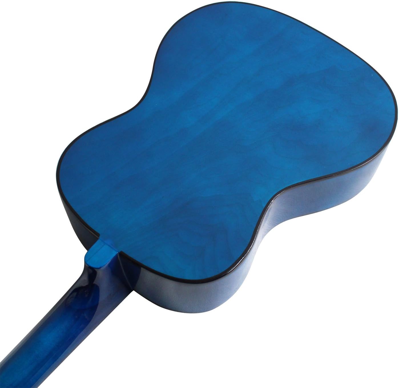 YMC Classical Guitar 1/2 Size 34” Inch Nylon Strings Classical Acoustic Guitar Starter Pack With Carrying Case & Accessories for Beginner Students Children-Blue
