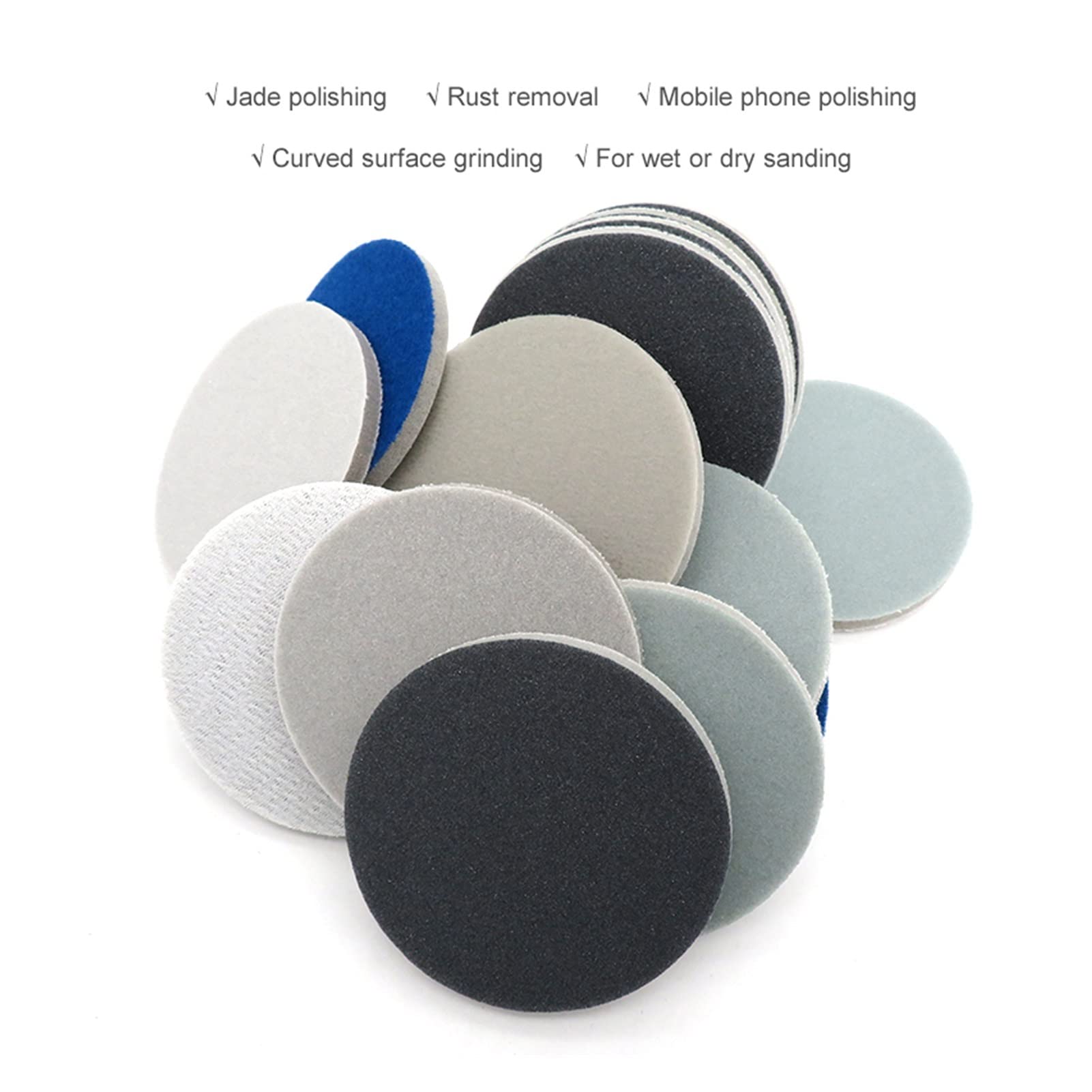 UHARBOUR 3000 Grit Foam Sanding Disc - 6 Inch Hook & Loop, Ultra Fine Polishing Disc For Cars, Knives, Optical Fiber & More - View #4