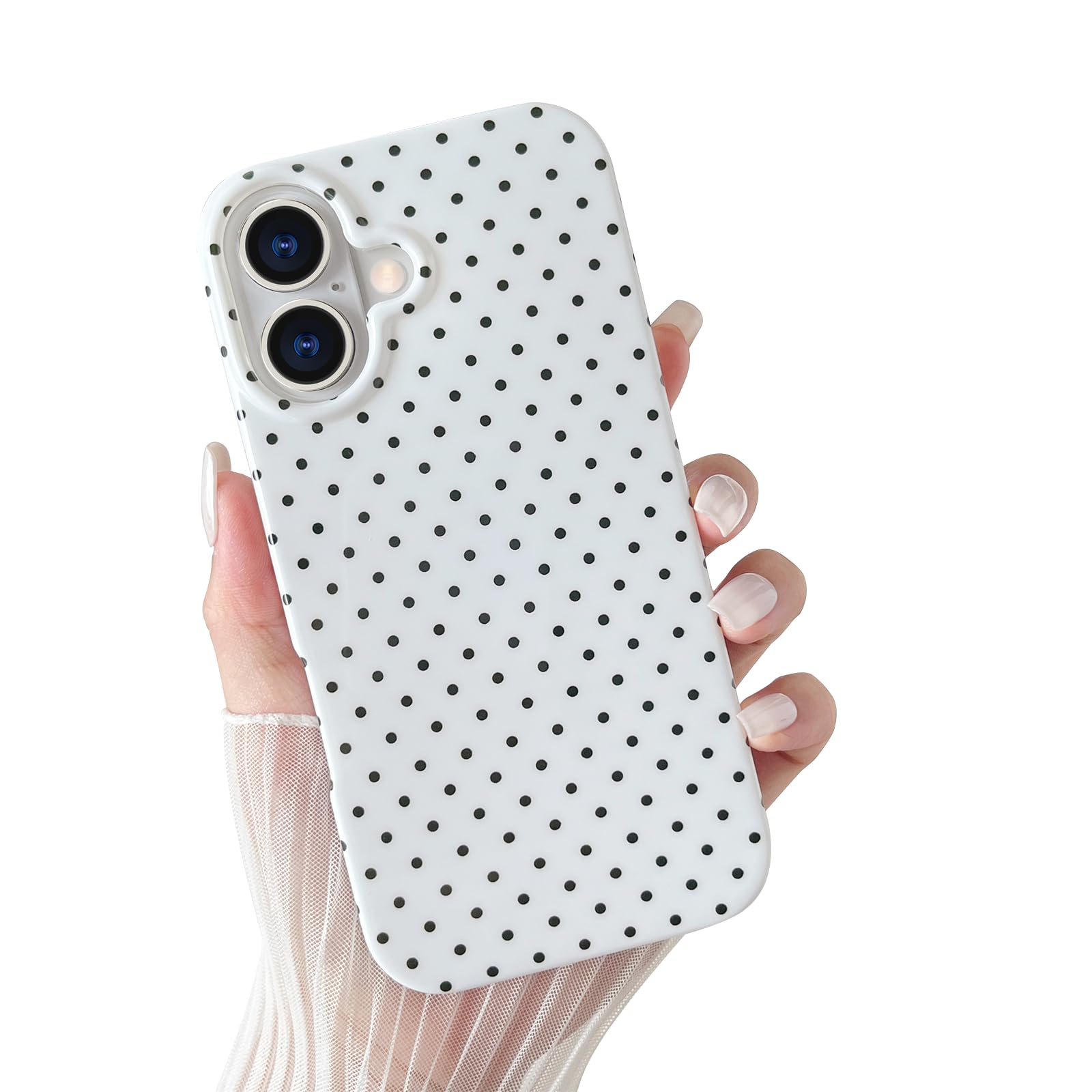 Amazon.com: Yeddabox for iPhone 16 Case Cute Polka Dot Phone Case