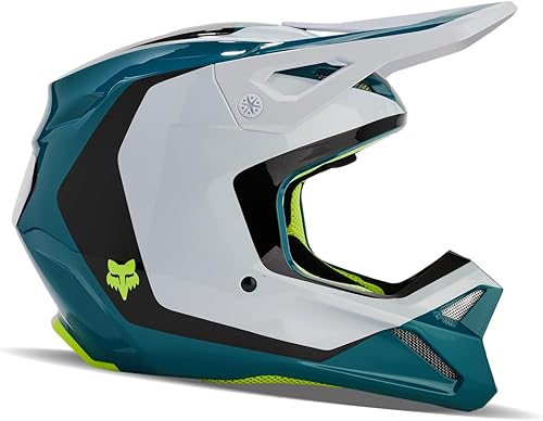 Miniatura 2 de Fox Racing V1 Casco de motocross, azul Nitro Maui, L