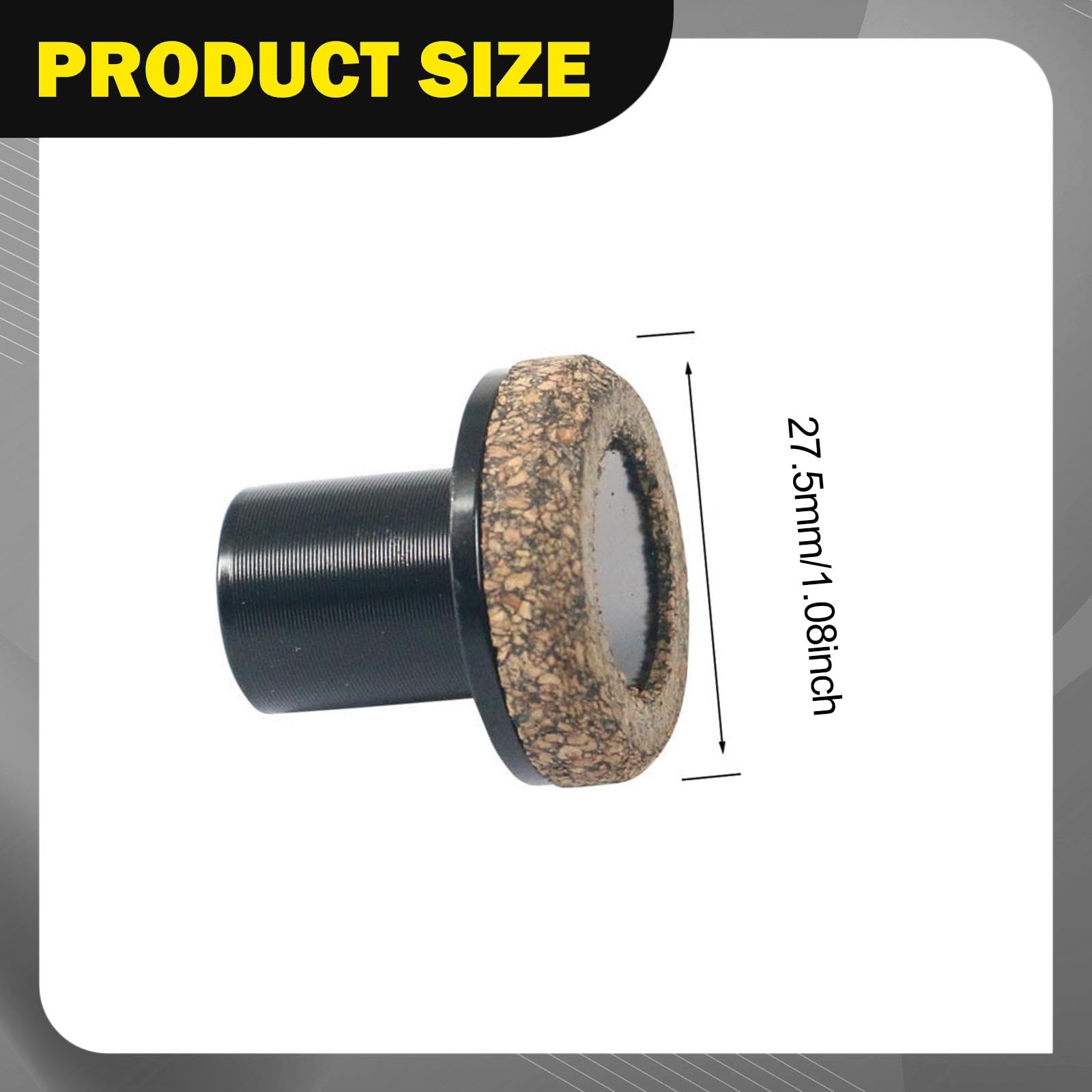 Amazon | フィッシングロッドエンドキャップ 修理パーツ,27.5 mm